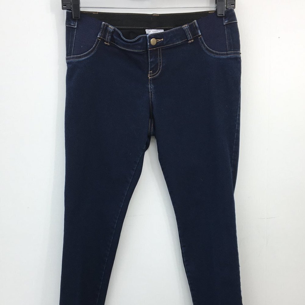 Liz Lange Maternity Dark Wash Denim Jeans Size 4-6 GREAT Condition
